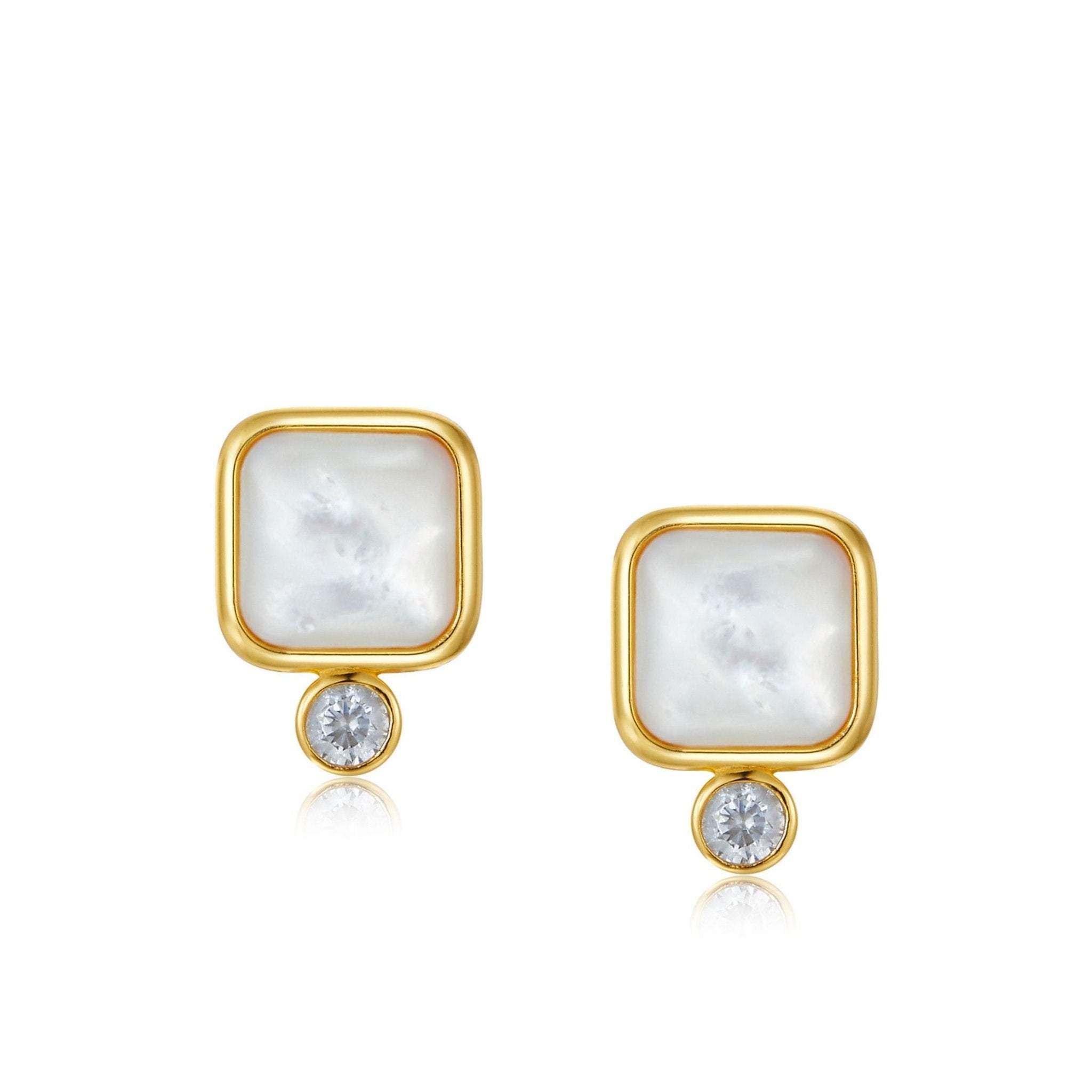 Éclat Blanc Studs - Pure Gems & Stones Store: Awakened Days