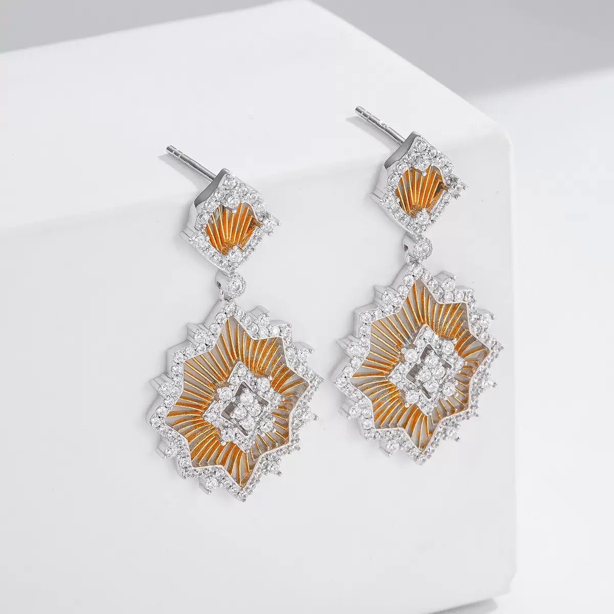 Éclat de Soleil Earrings - Pure Gems & Stones Store: Awakened Days