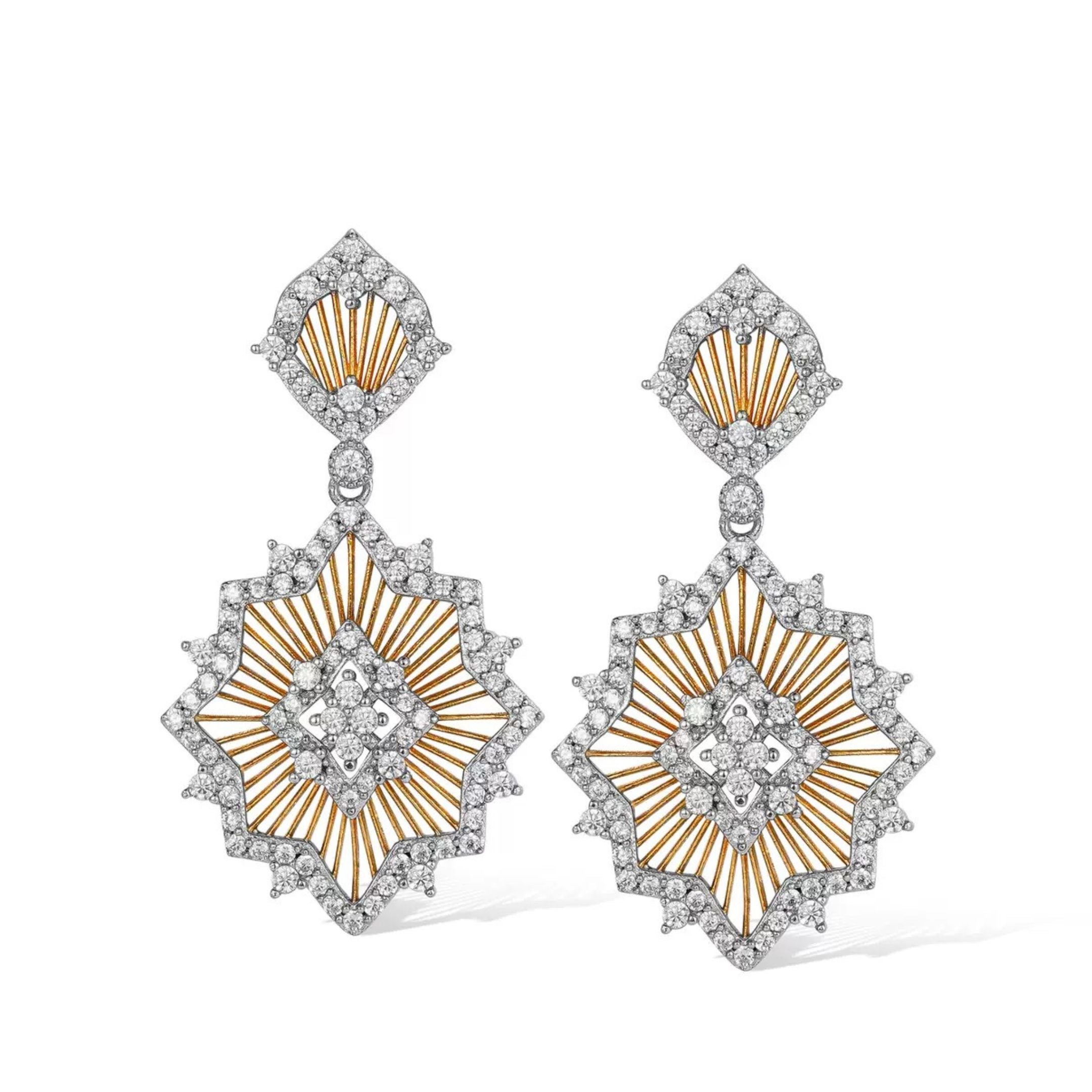 Éclat de Soleil Earrings - Pure Gems & Stones Store: Awakened Days