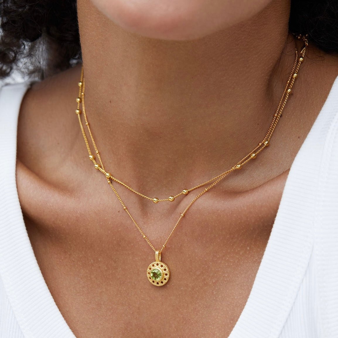 Éclat Vert Necklace - Pure Gems & Stones Store: Awakened Days