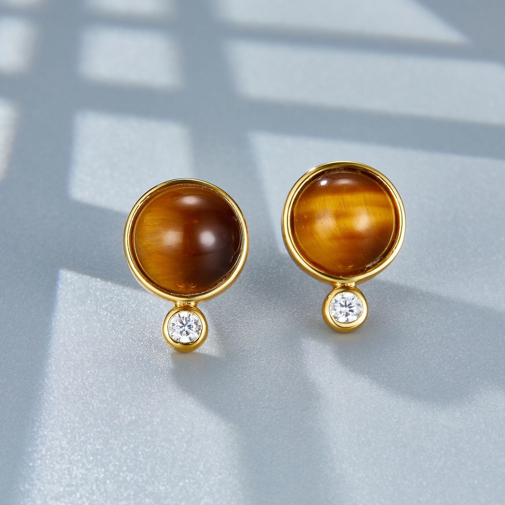 Ember Gleam Studs - Pure Gems & Stones Store: Awakened Days