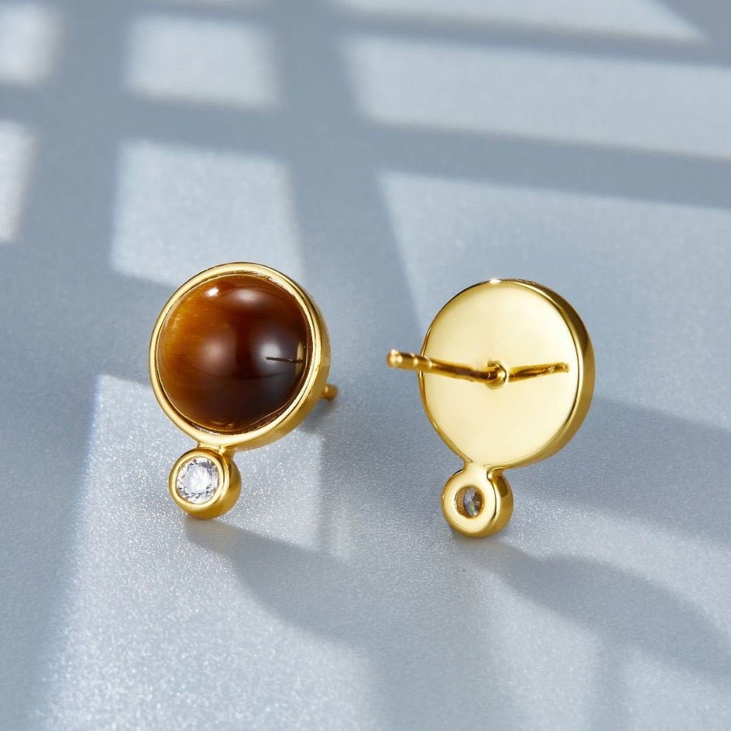 Ember Gleam Studs - Pure Gems & Stones Store: Awakened Days