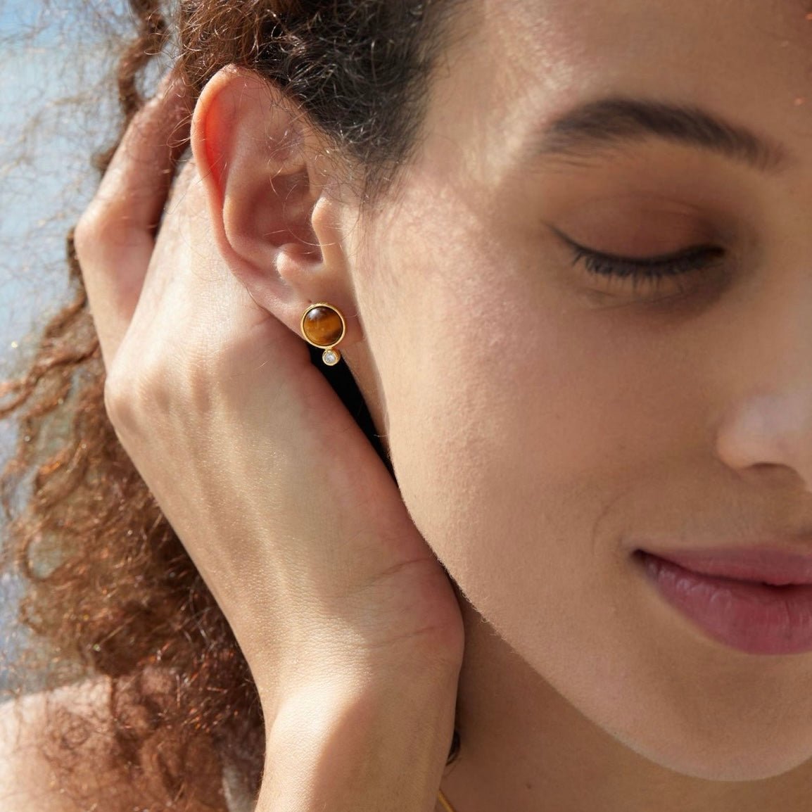 Ember Gleam Studs - Pure Gems & Stones Store: Awakened Days