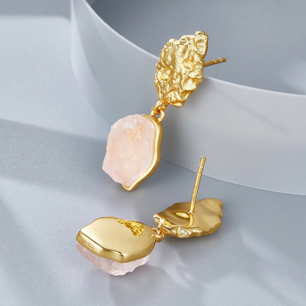 Eros Rose Earrings - Pure Gems & Stones Store: Awakened Days