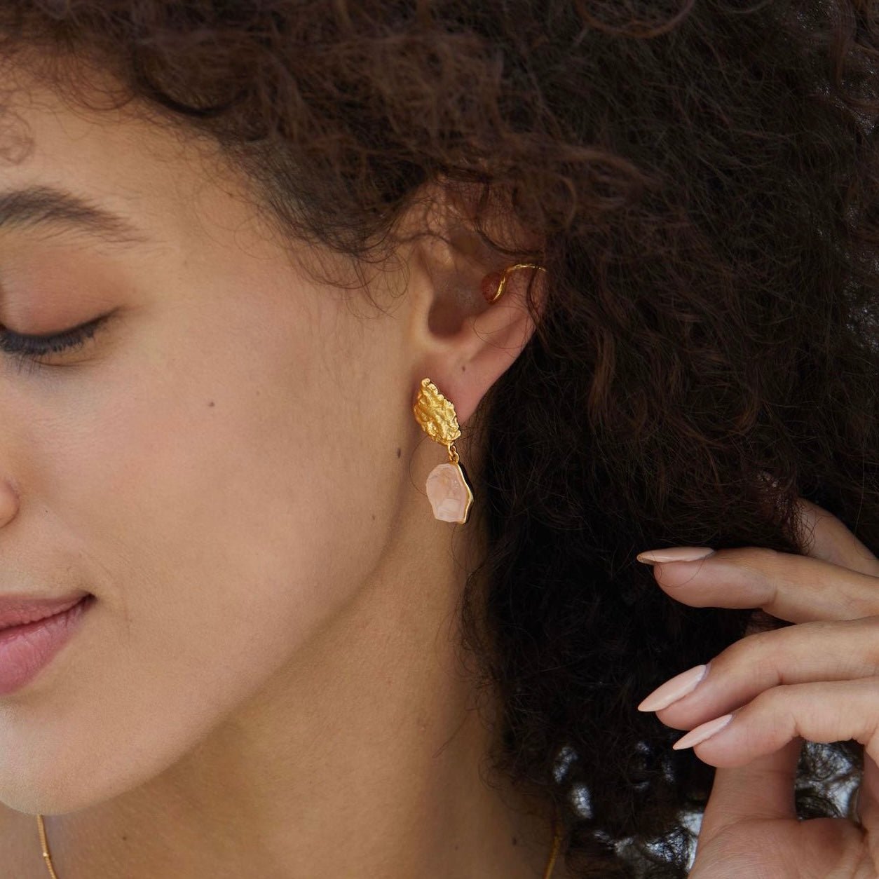 Eros Rose Earrings - Pure Gems & Stones Store: Awakened Days