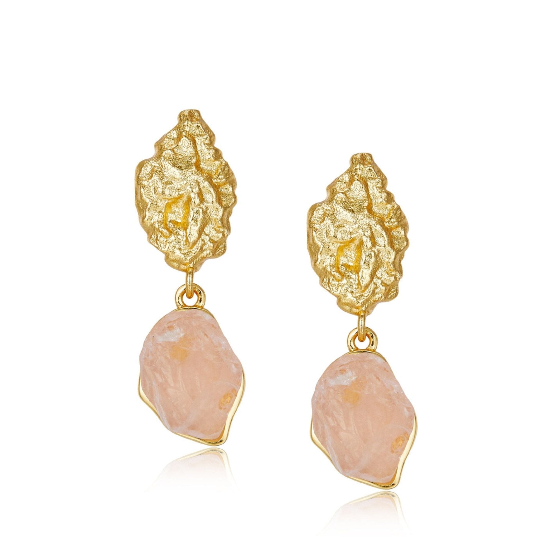 Eros Rose Earrings - Pure Gems & Stones Store: Awakened Days