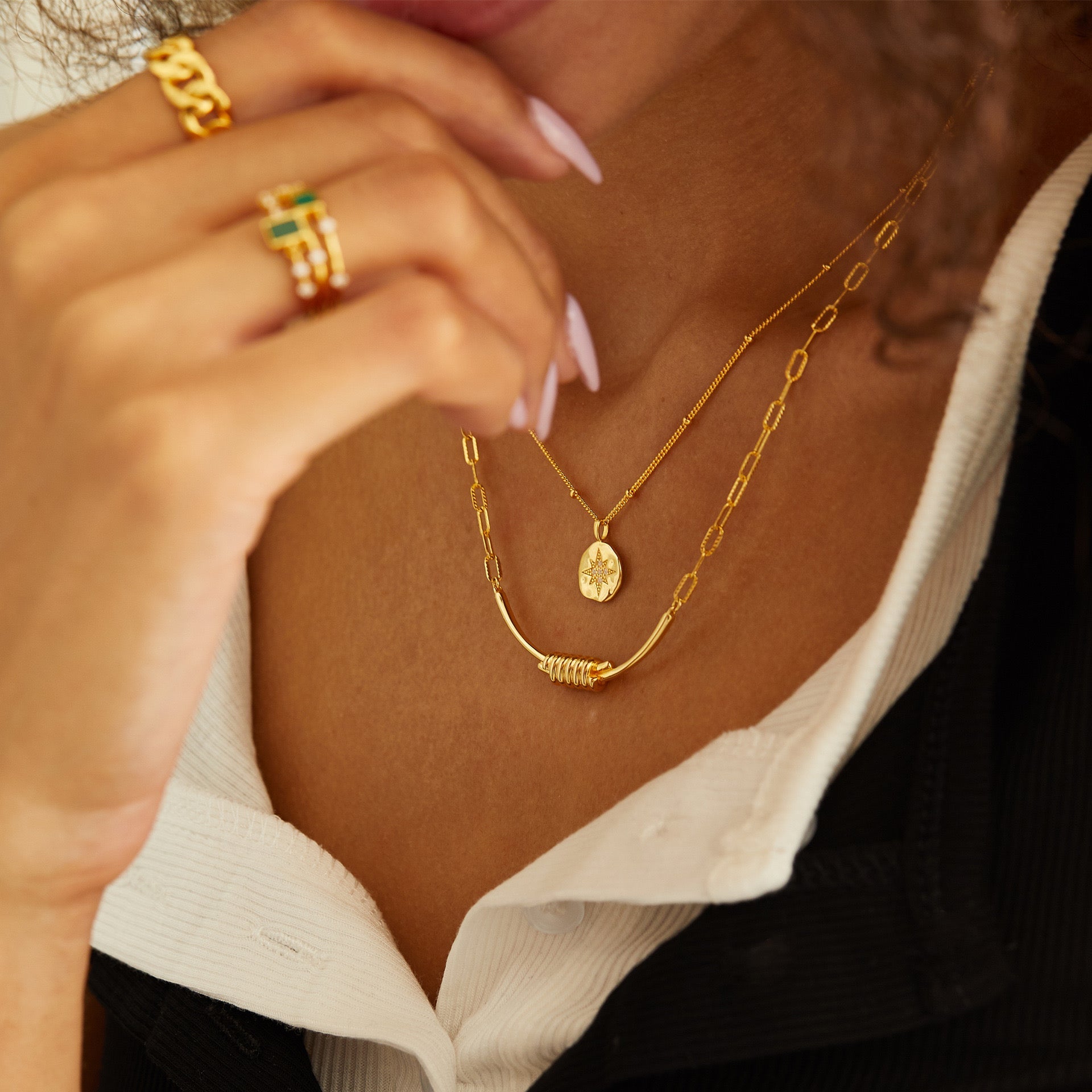 Étoile Parisienne Necklace - Pure Gems & Stones Store: Awakened Days