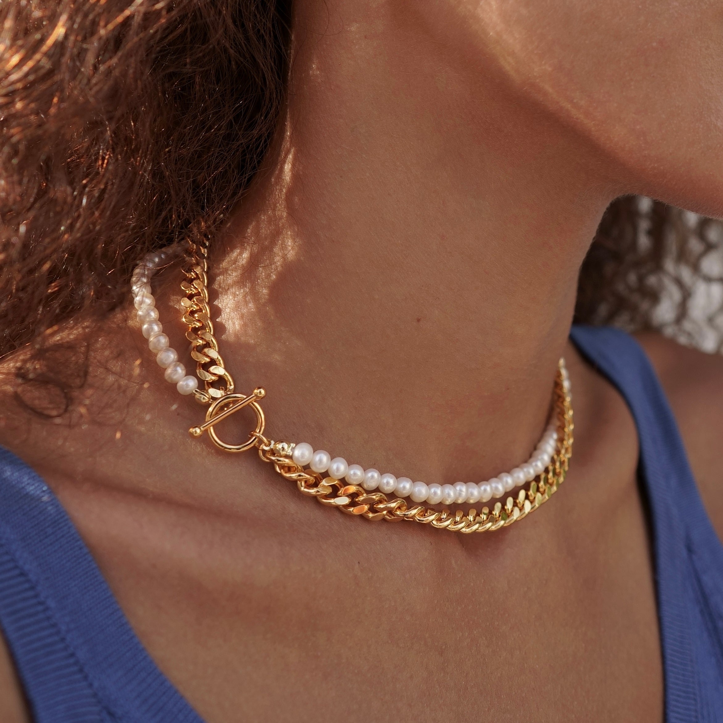 Étreinte d’Or Choker Necklace - Pure Gems & Stones Store: Awakened Days