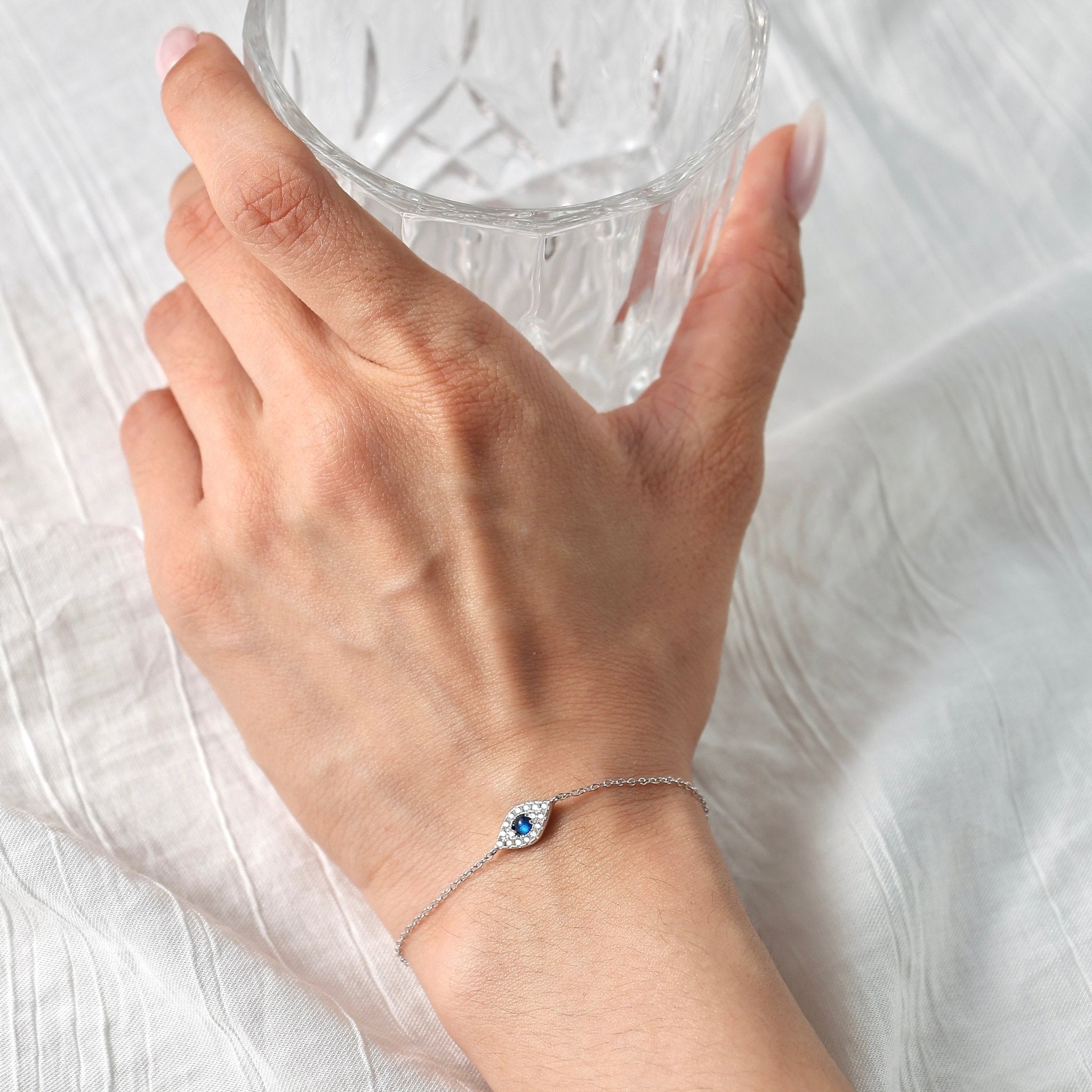 Evil Eye Bracelet - Pure Gems & Stones Store: Awakened Days