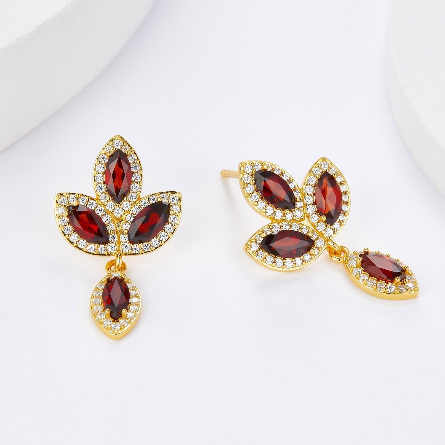 Fleur de Feu Earrings - Pure Gems & Stones Store: Awakened Days