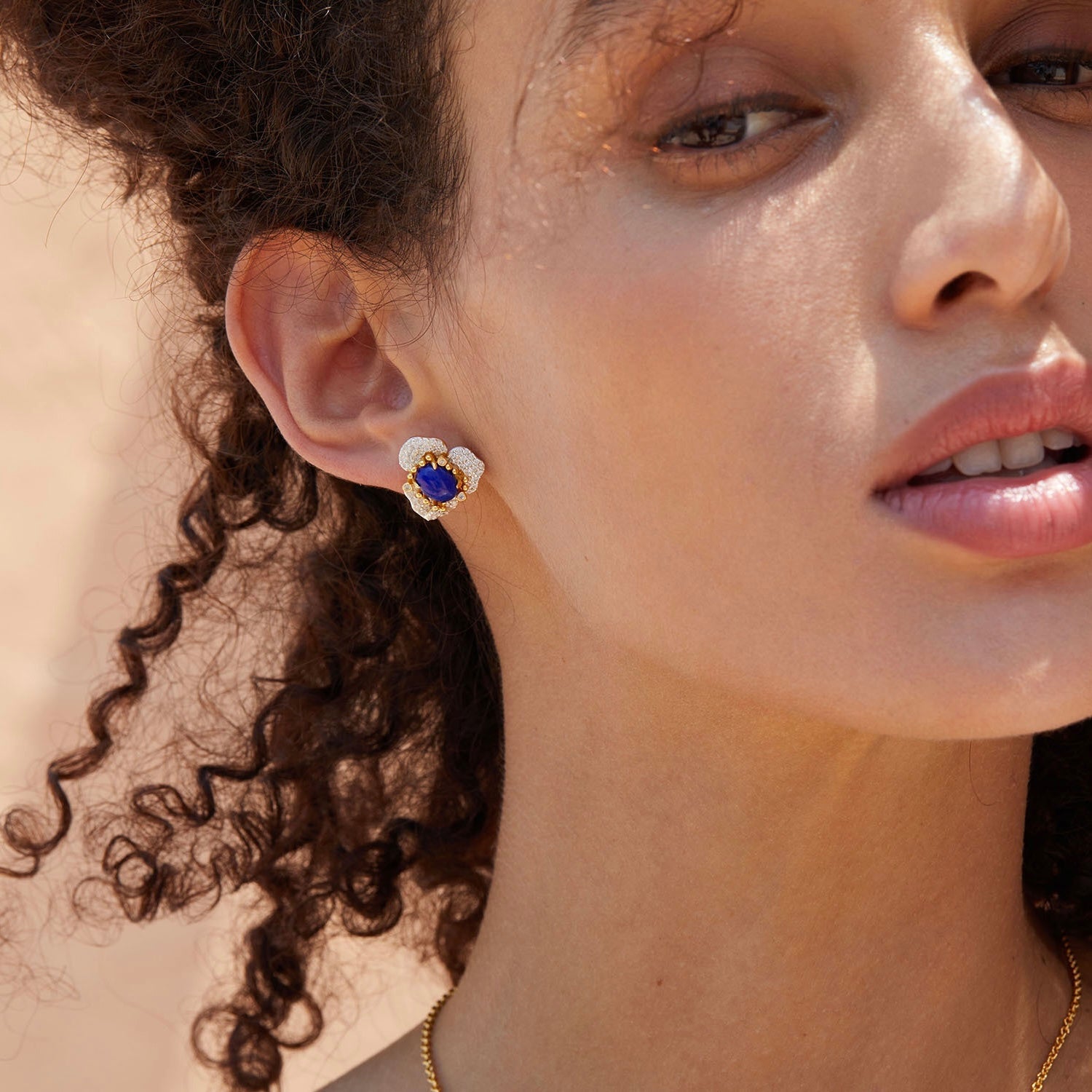 Fleur d’Écume Earrings - Pure Gems & Stones Store: Awakened Days