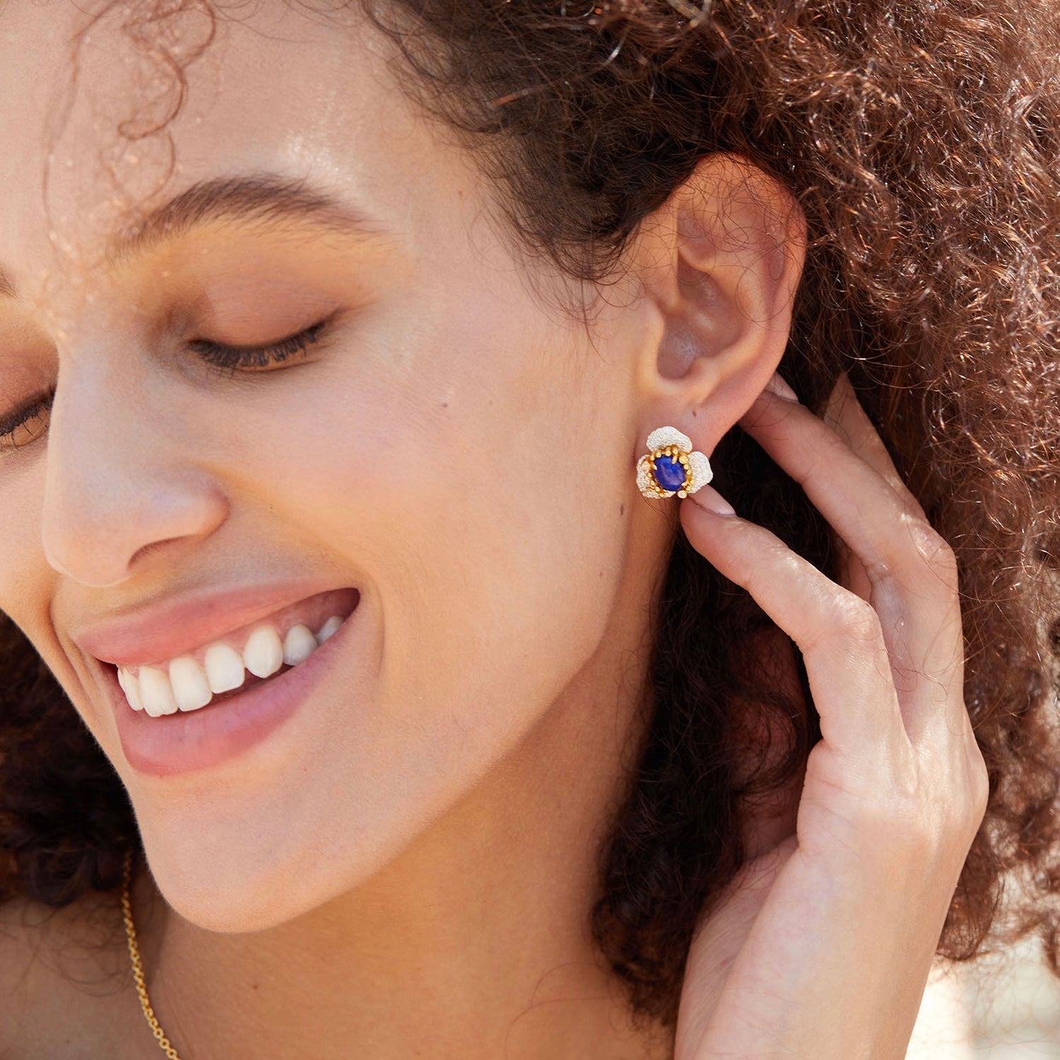 Fleur d’Écume Earrings - Pure Gems & Stones Store: Awakened Days