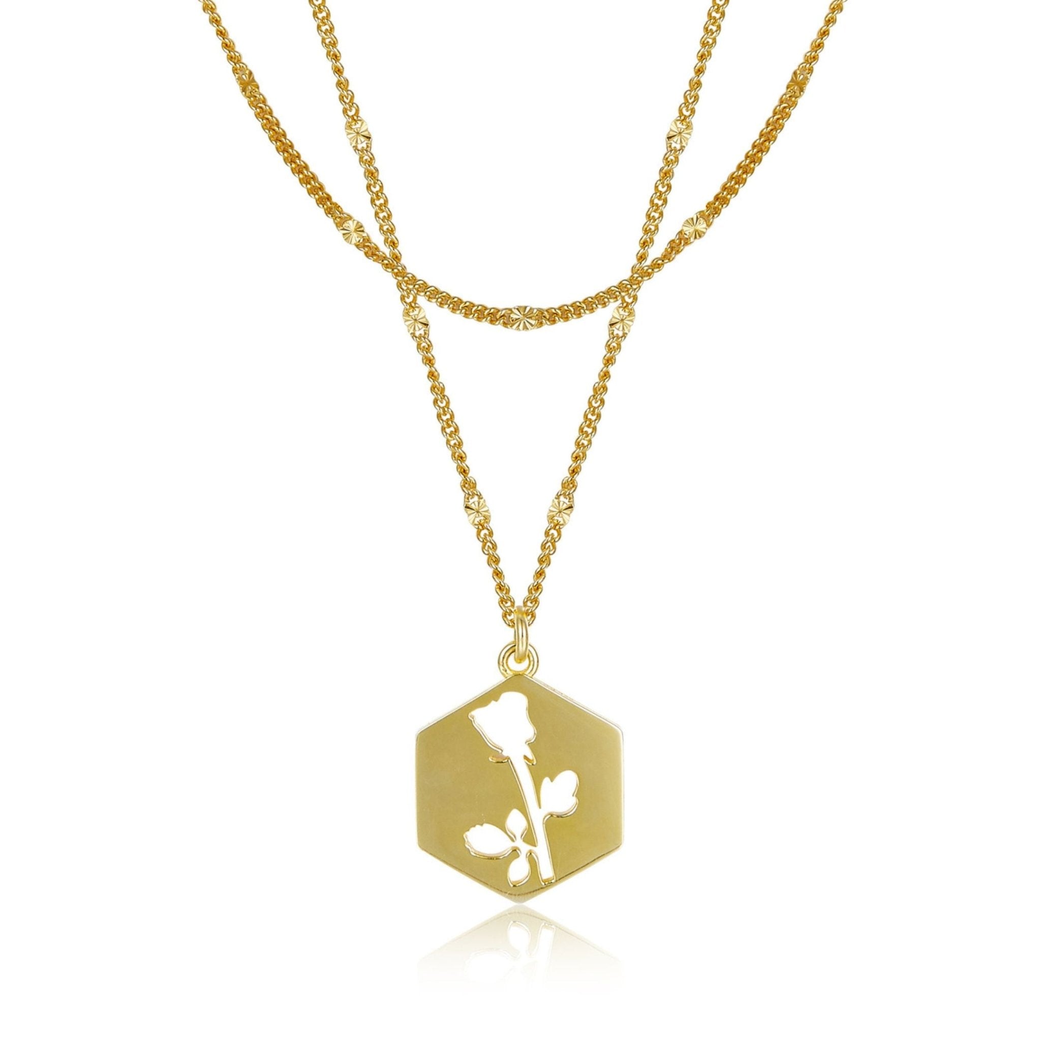 Fleur Emblem Necklace - Pure Gems & Stones Store: Awakened Days