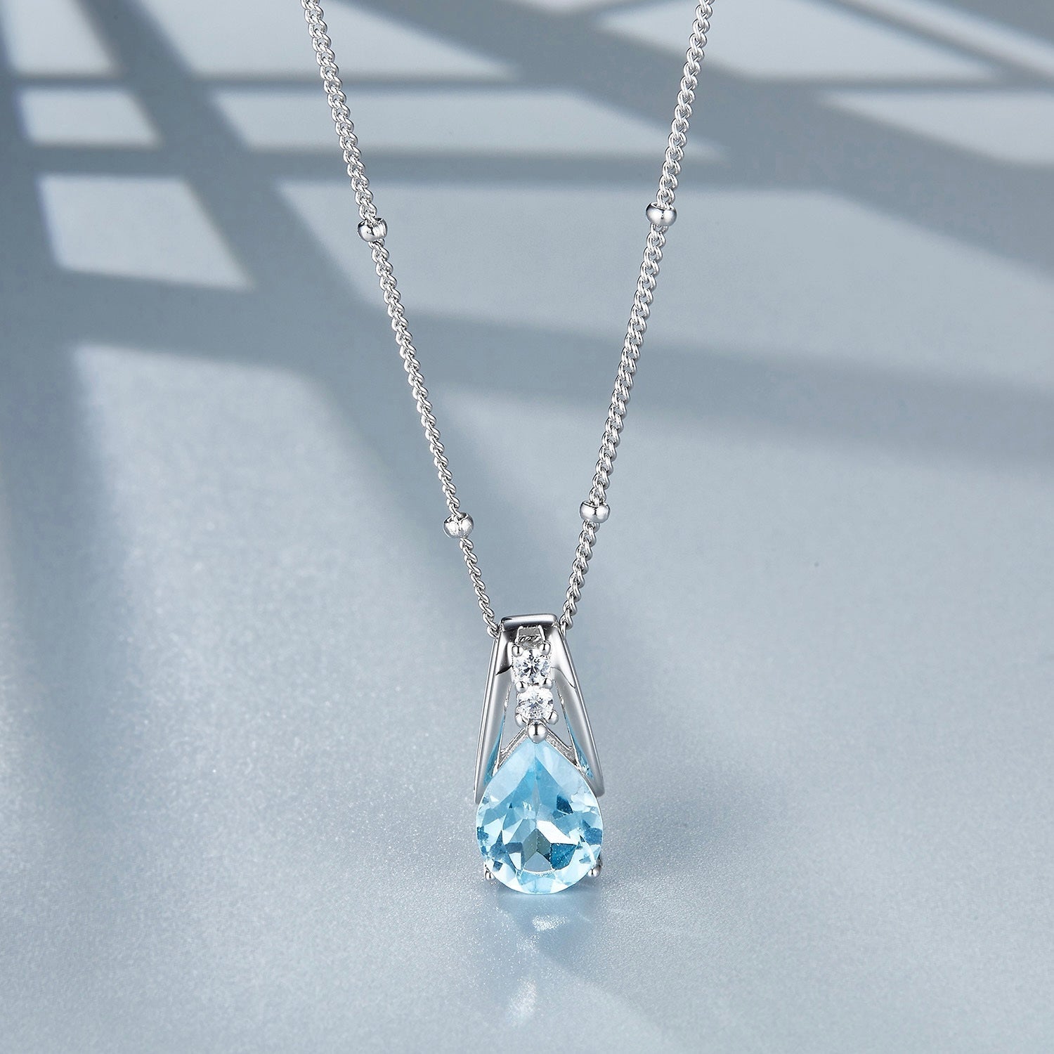 Frozen Dewdrop Necklace - Pure Gems & Stones Store: Awakened Days