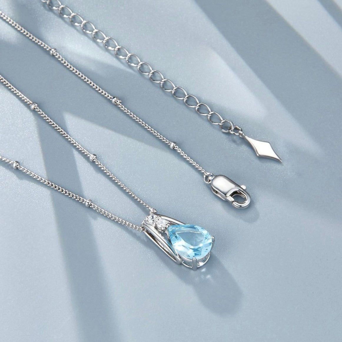 Frozen Dewdrop Necklace - Pure Gems & Stones Store: Awakened Days