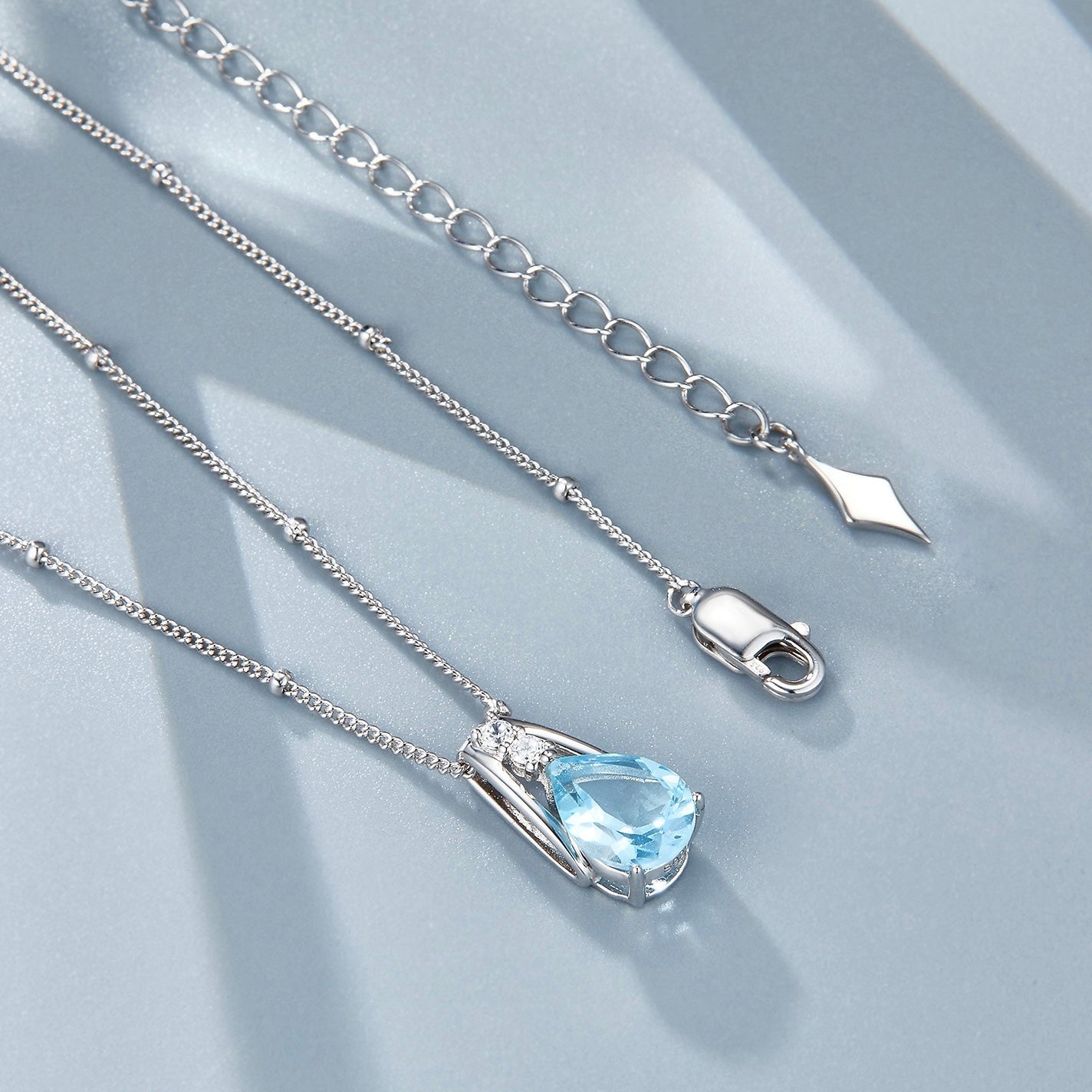 Frozen Dewdrop Necklace - Pure Gems & Stones Store: Awakened Days