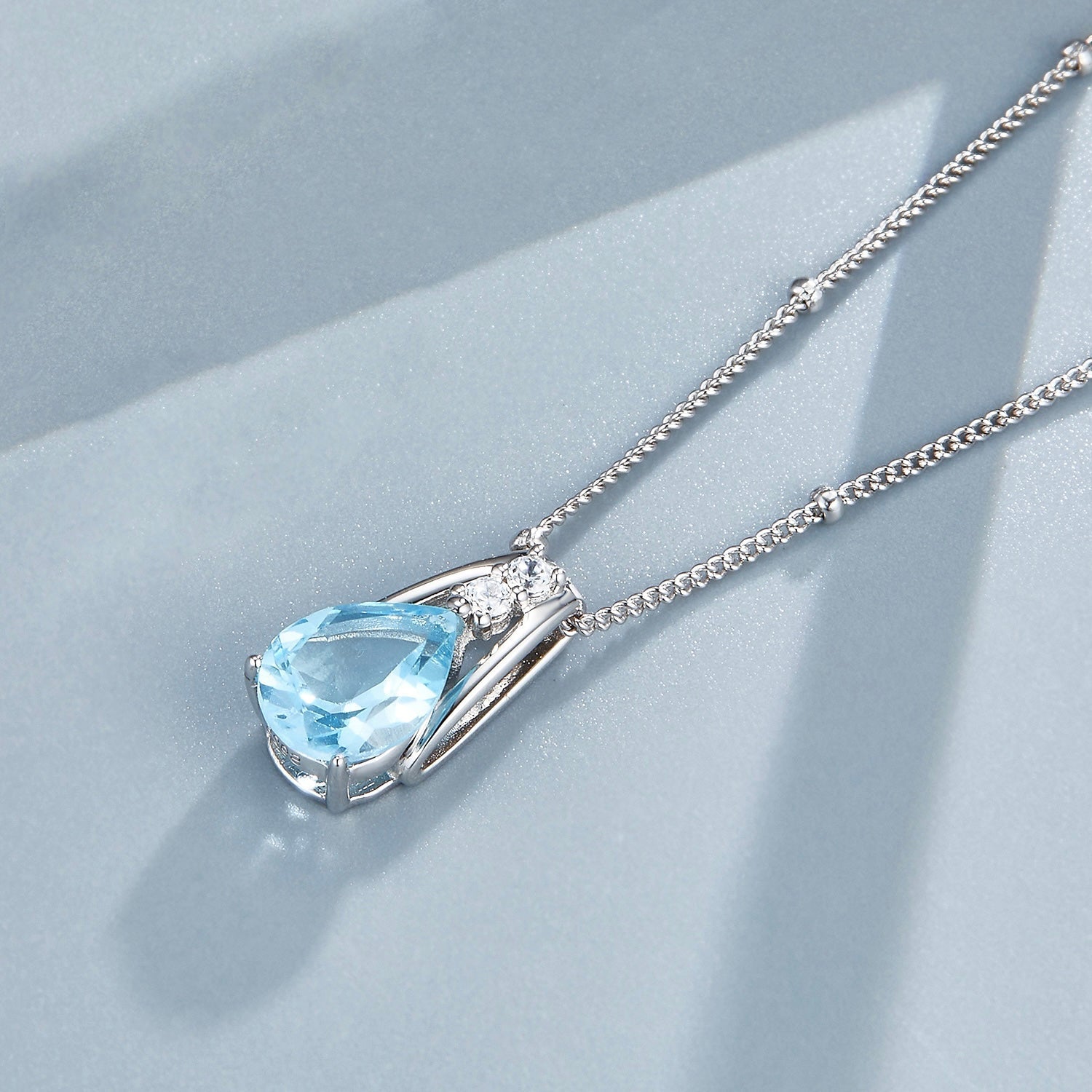 Frozen Dewdrop Necklace - Pure Gems & Stones Store: Awakened Days