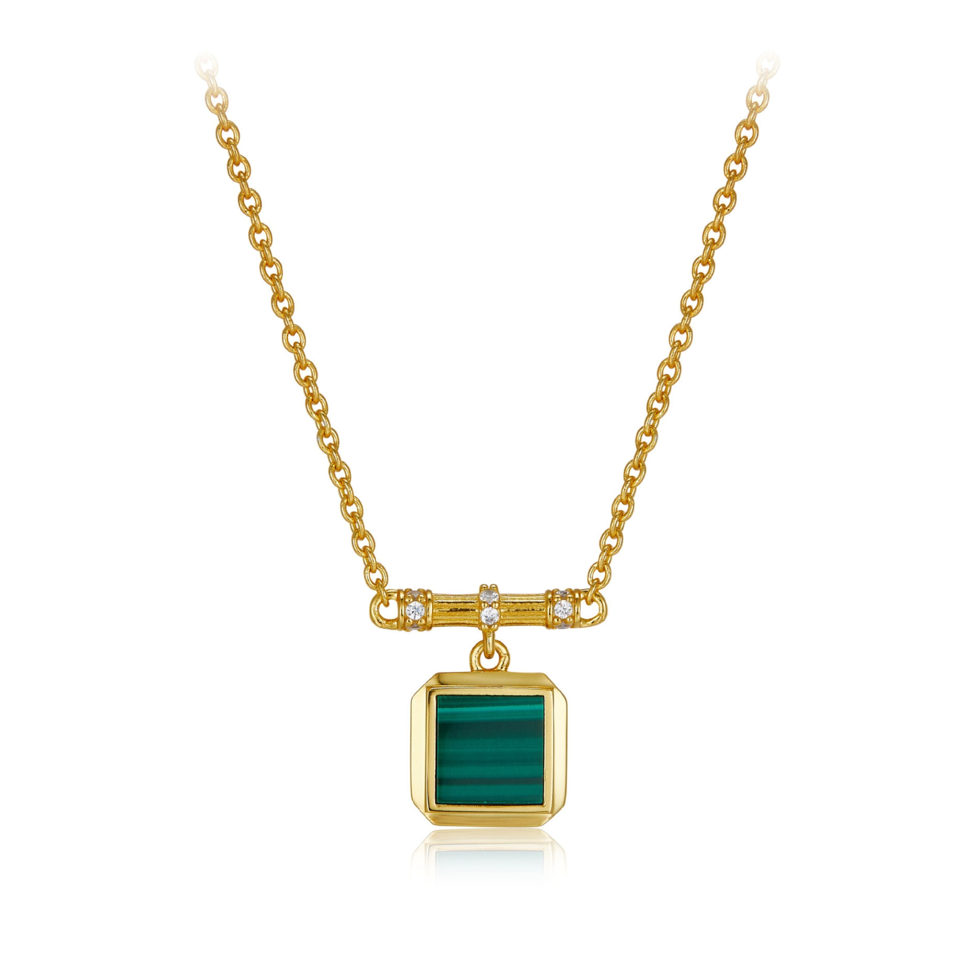 Garden Square Necklace - Pure Gems & Stones Store: Awakened Days