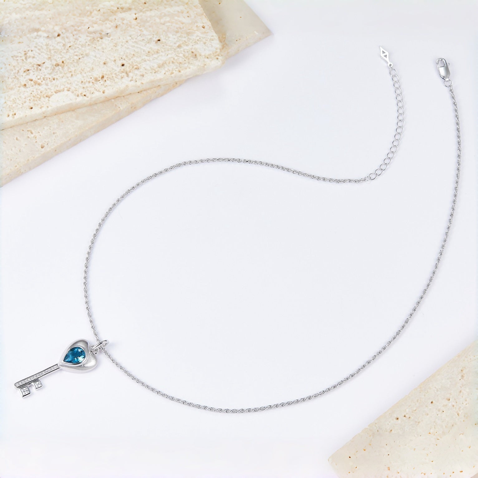 Heartkey Necklace - Pure Gems & Stones Store: Awakened Days