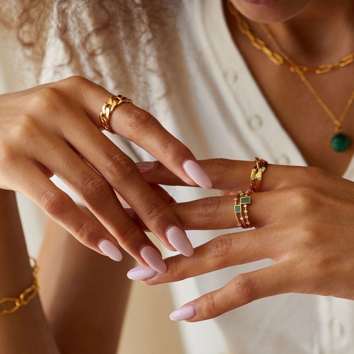 Iconic Chain Ring - Pure Gems & Stones Store: Awakened Days