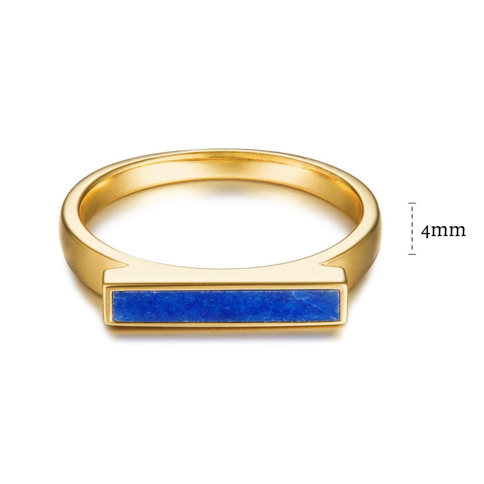 Indigo Bar Ring - Pure Gems & Stones Store: Awakened Days