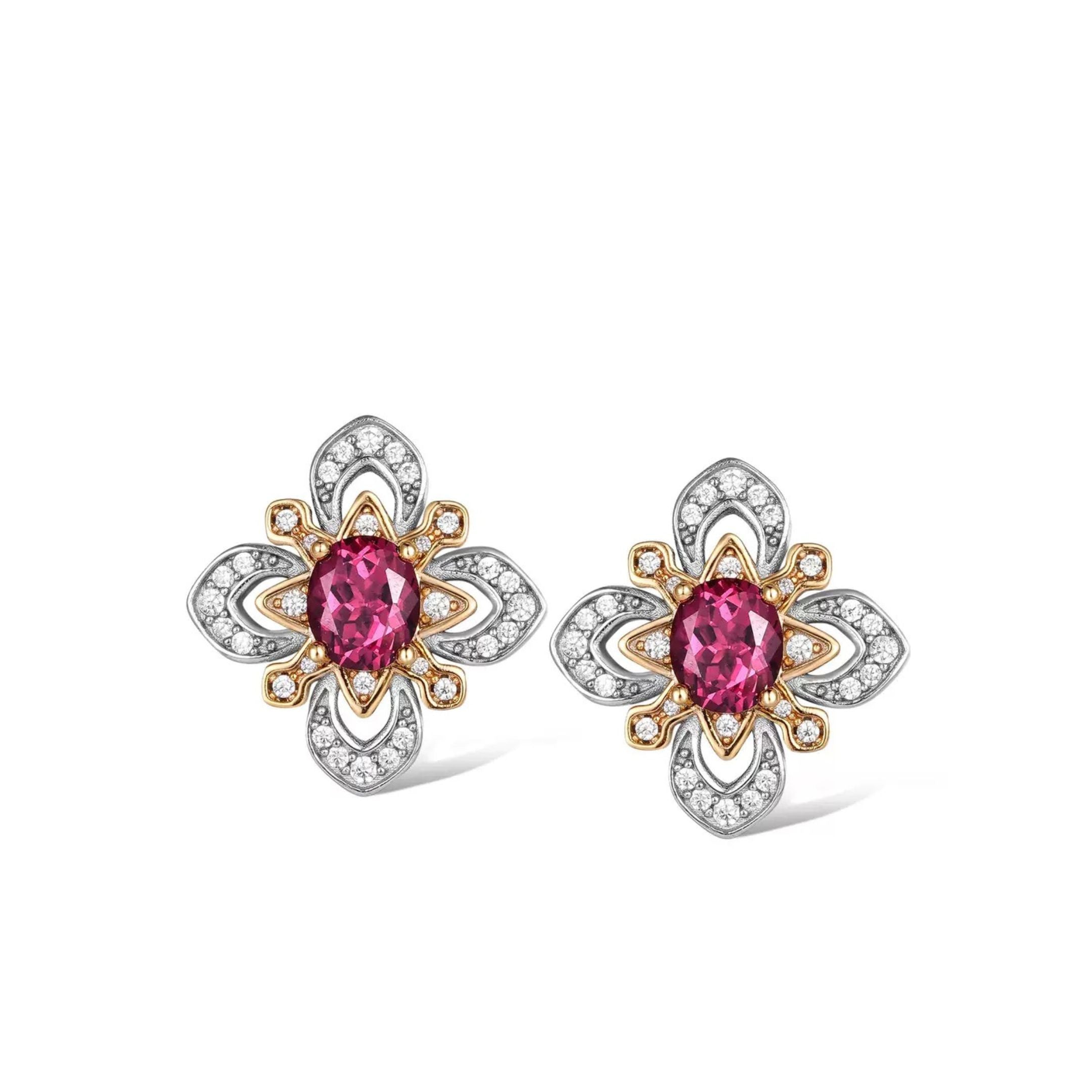 La Rosa di Firenze Earrings - Pure Gems & Stones Store: Awakened Days