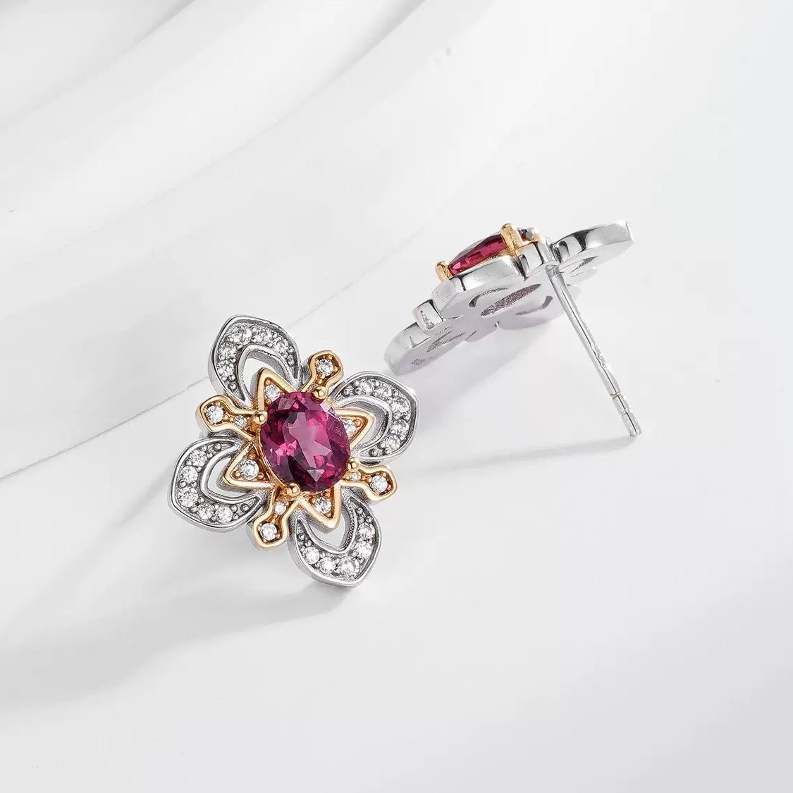 La Rosa di Firenze Earrings - Pure Gems & Stones Store: Awakened Days