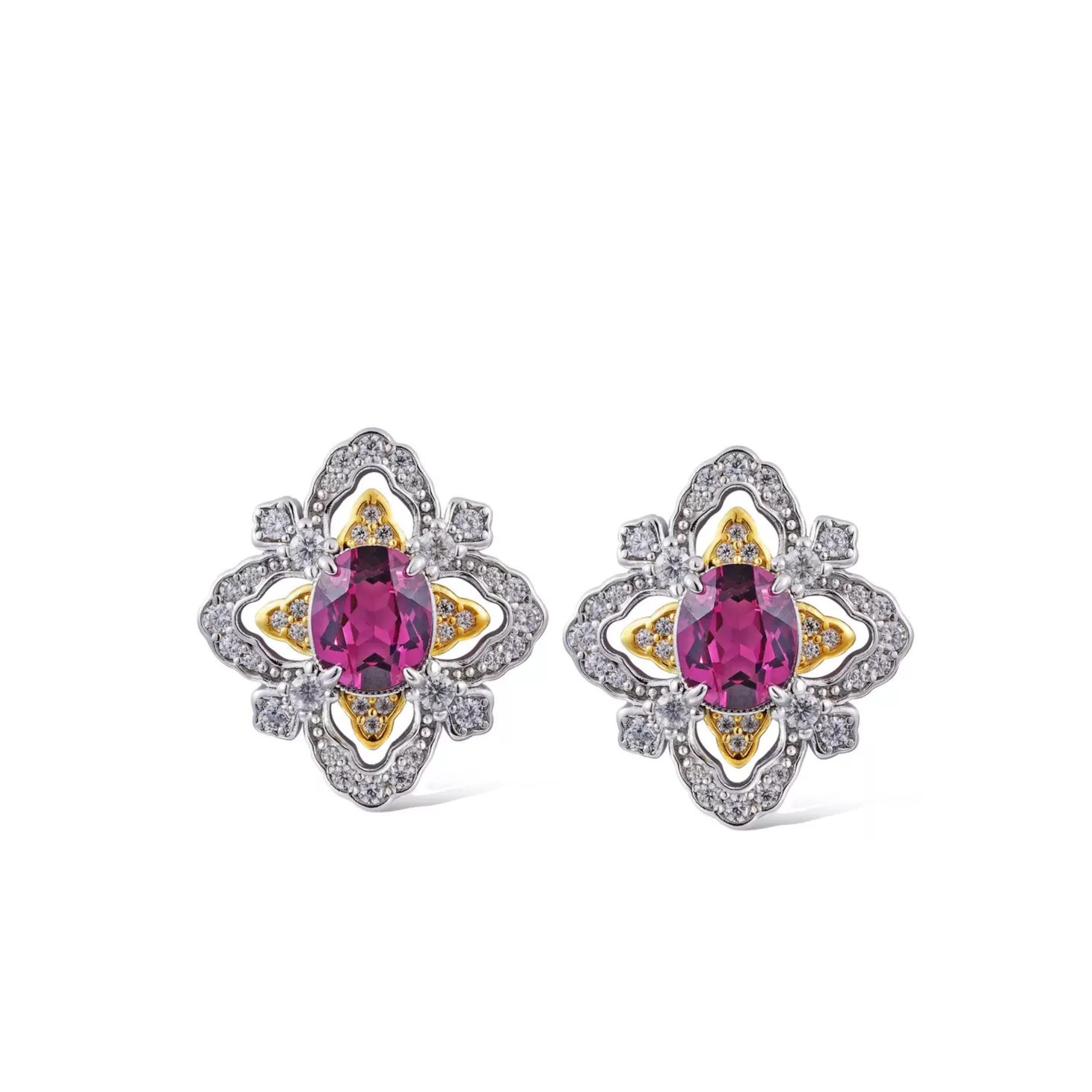 La Rosa di Firenze Earrings - Pure Gems & Stones Store: Awakened Days