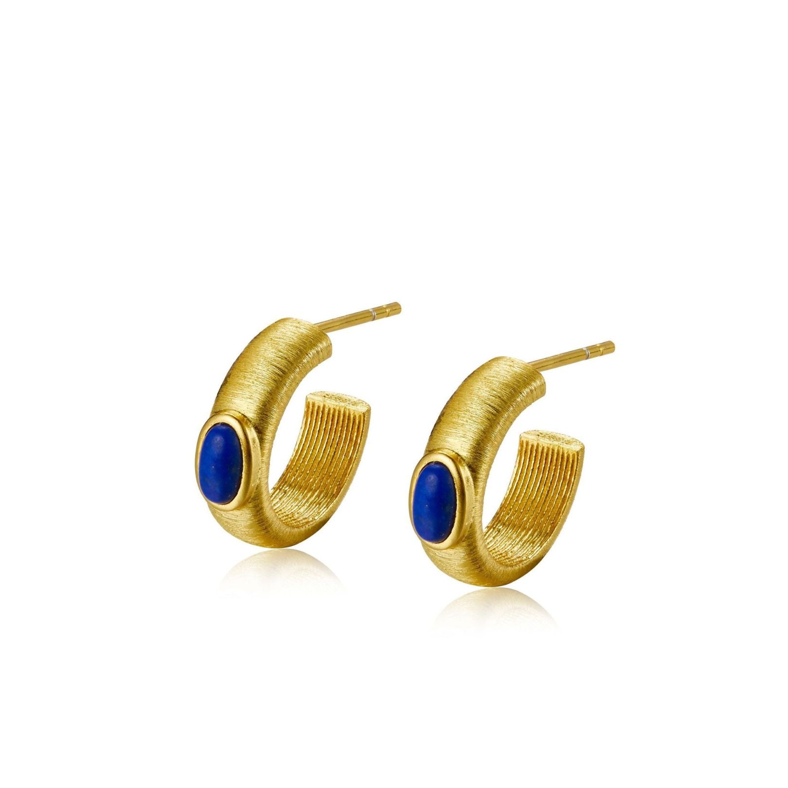 Lapis Ankh Hoops - Pure Gems & Stones Store: Awakened Days