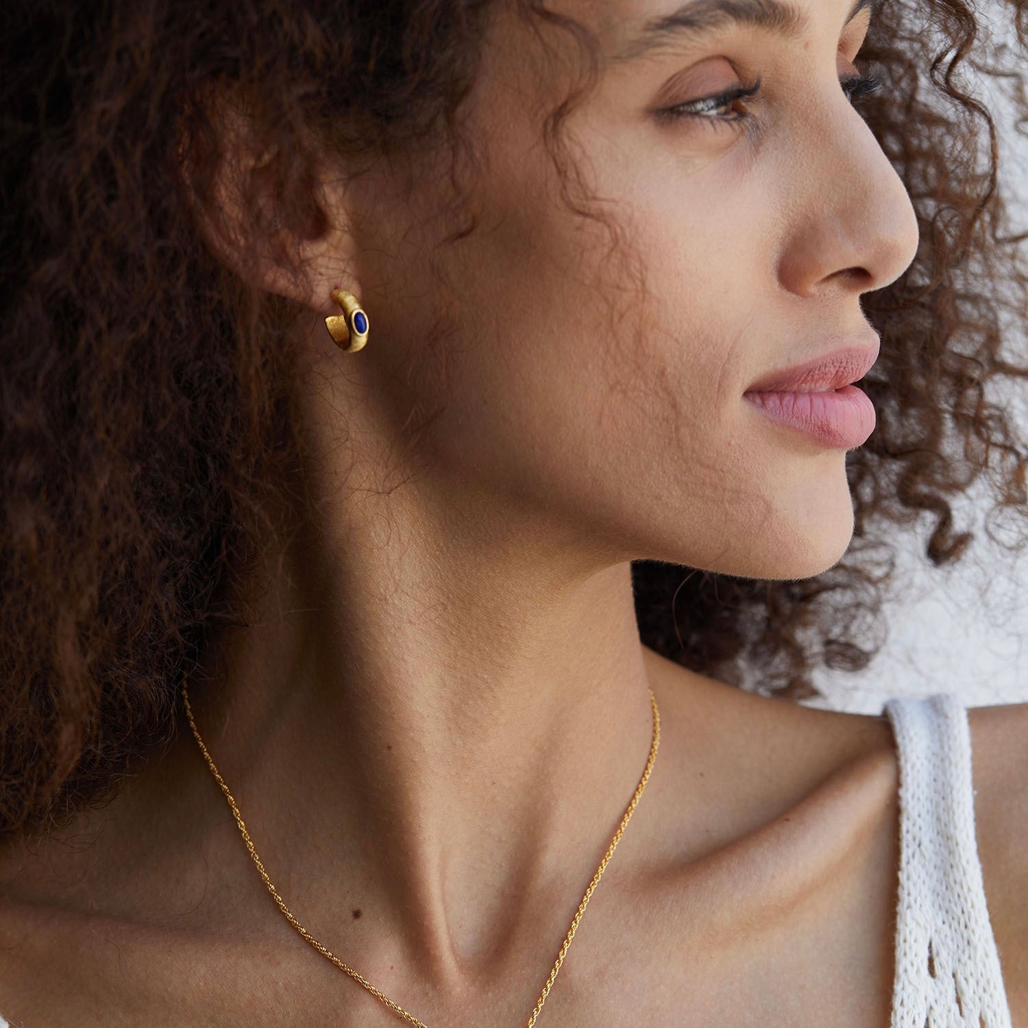 Lapis Ankh Hoops - Pure Gems & Stones Store: Awakened Days