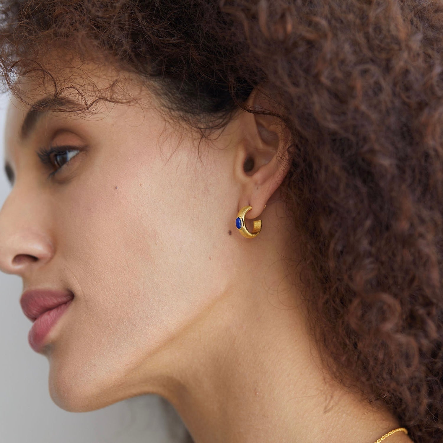 Lapis Ankh Hoops - Pure Gems & Stones Store: Awakened Days