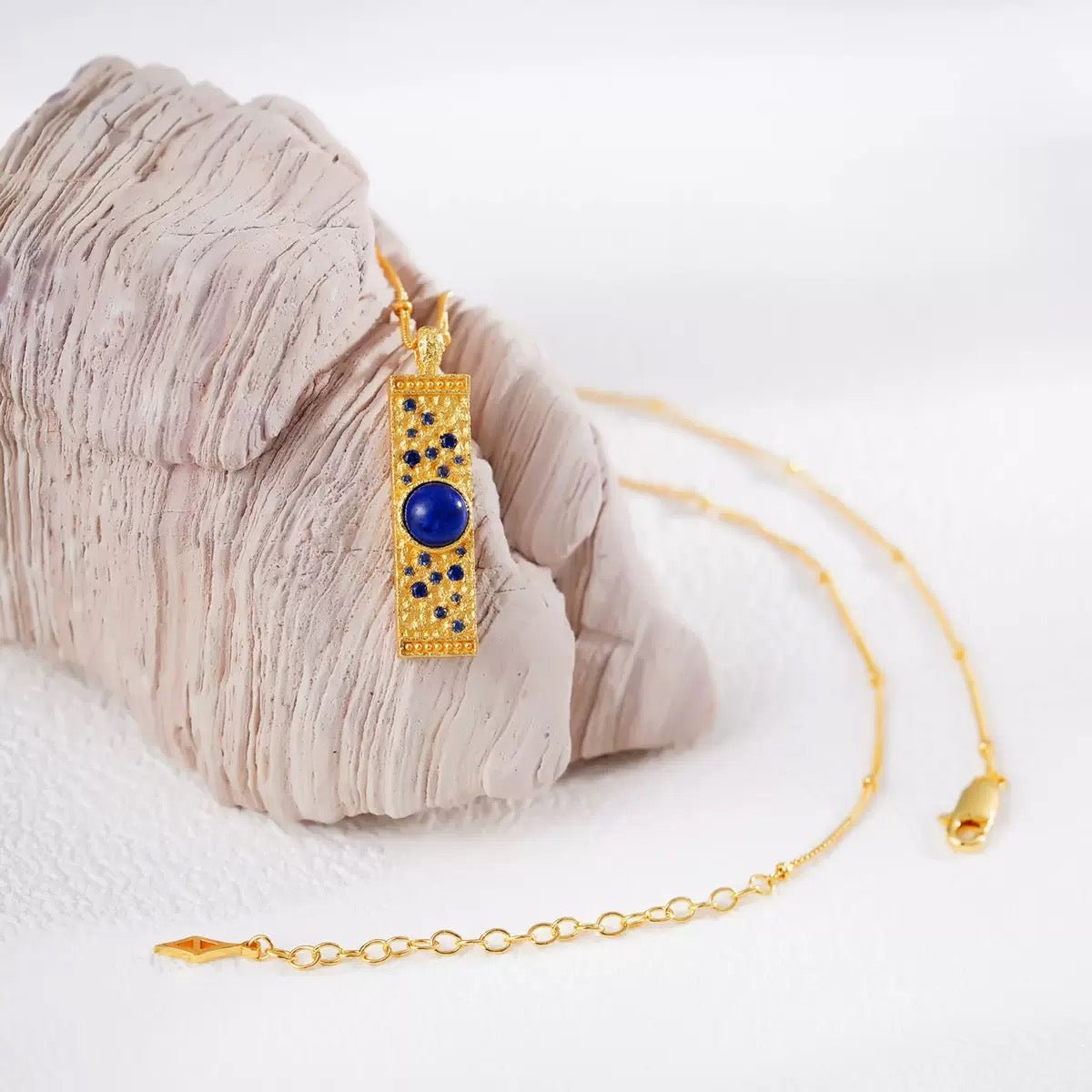 Lapis Icona Necklace - Pure Gems & Stones Store: Awakened Days
