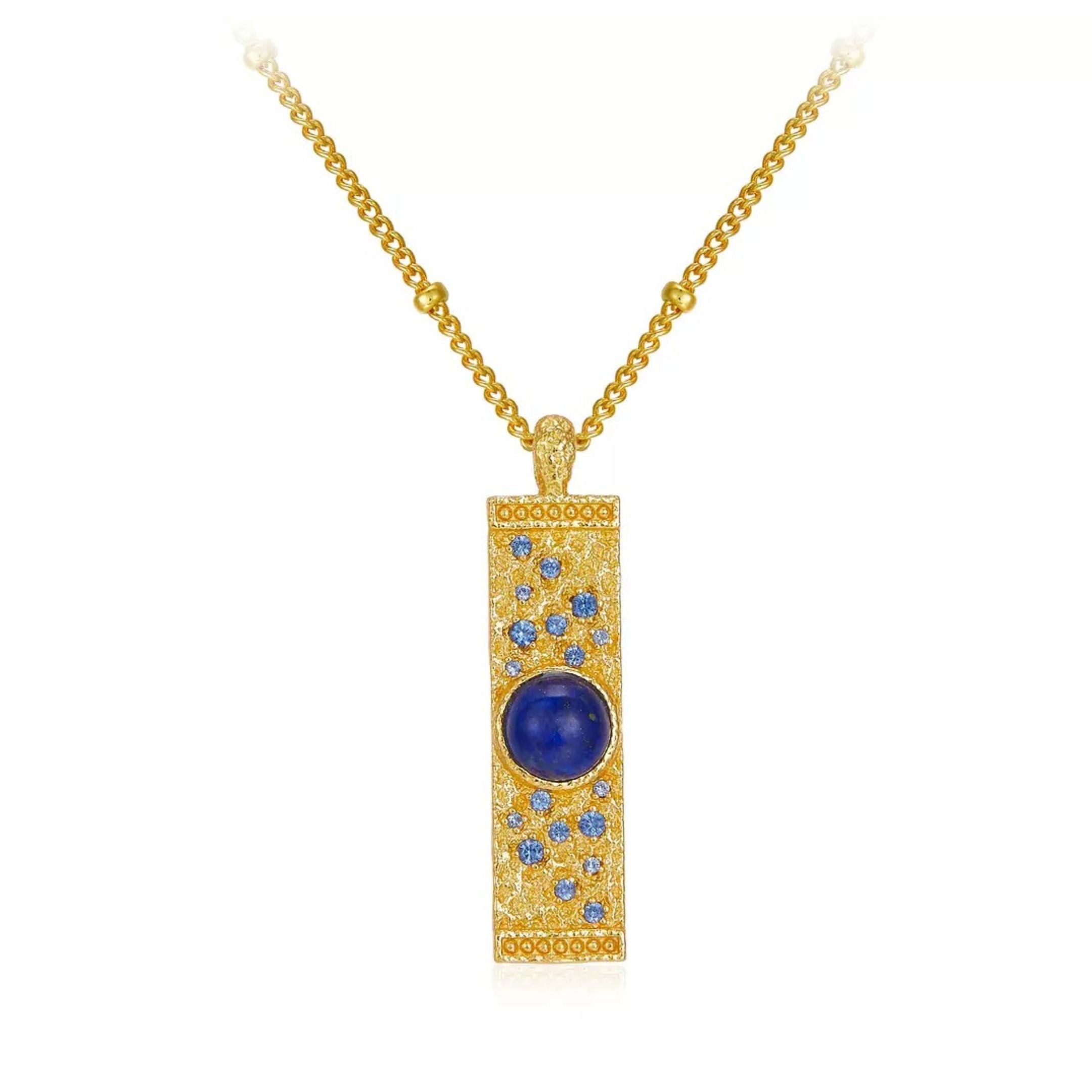 Lapis Icona Necklace - Pure Gems & Stones Store: Awakened Days