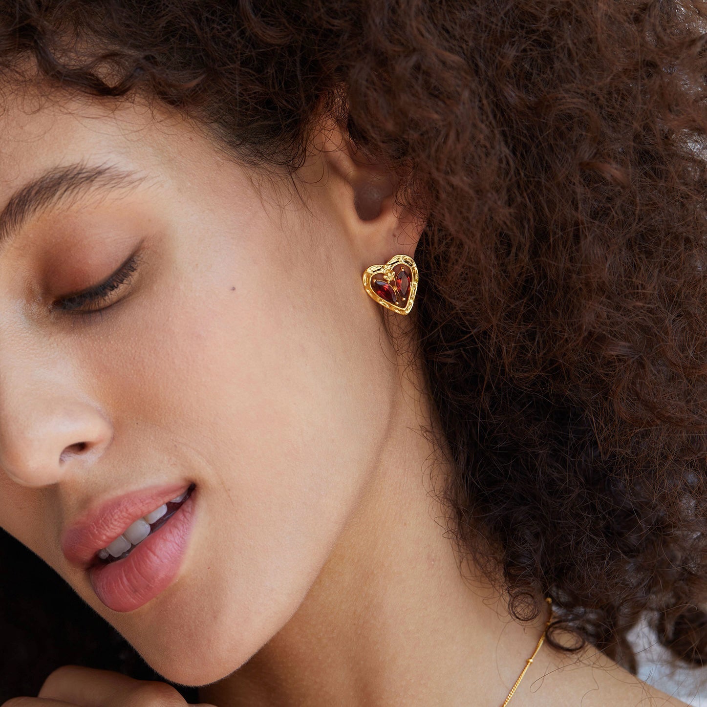 L’Art du Cœur Studs - Pure Gems & Stones Store: Awakened Days