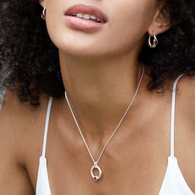 Lava Ember Hoops - Pure Gems & Stones Store: Awakened Days