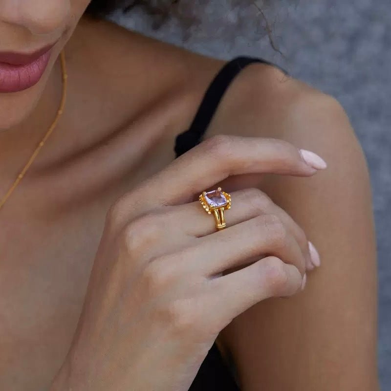 Lilac Crown Ring - Pure Gems & Stones Store: Awakened Days