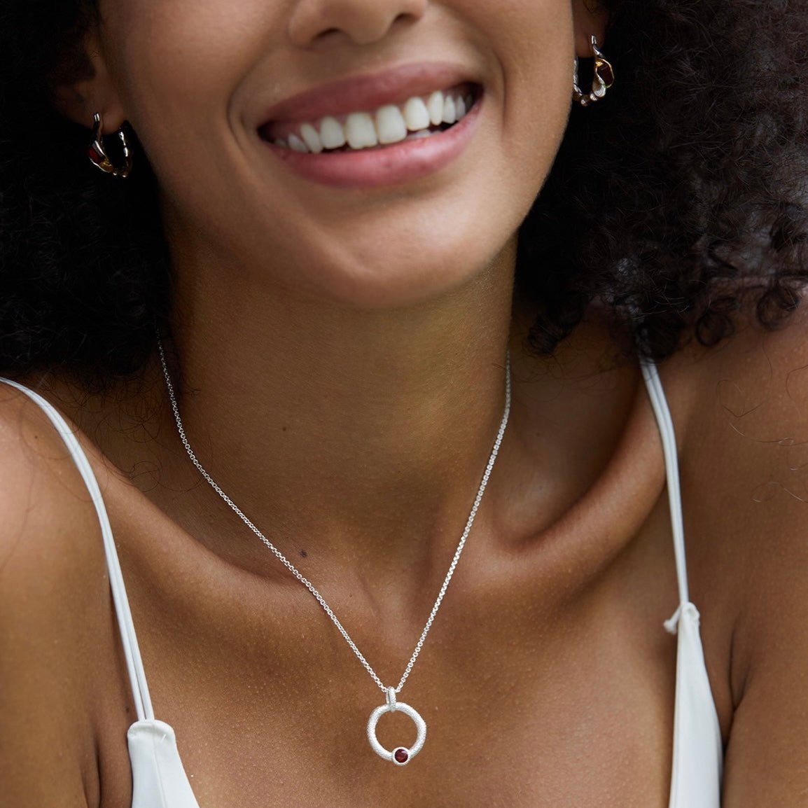 Lumen Circle Necklace - Pure Gems & Stones Store: Awakened Days