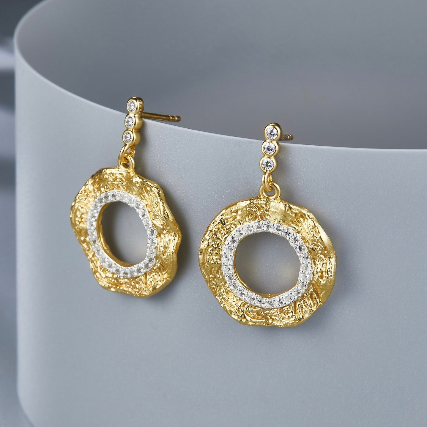 Lune Dorée Earrings - Pure Gems & Stones Store: Awakened Days