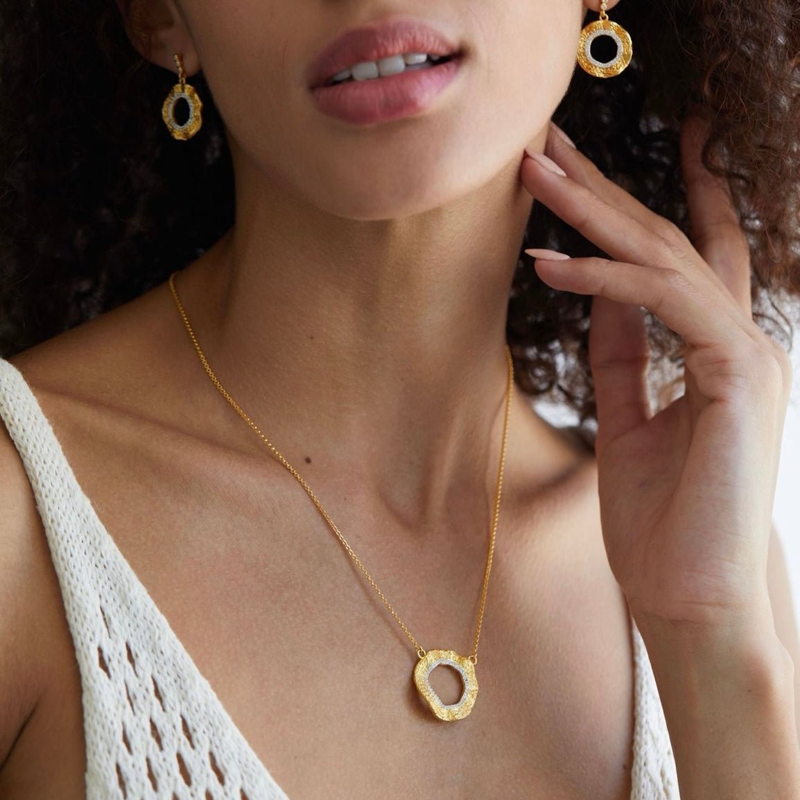 Lune Dorée Necklace - Pure Gems & Stones Store: Awakened Days