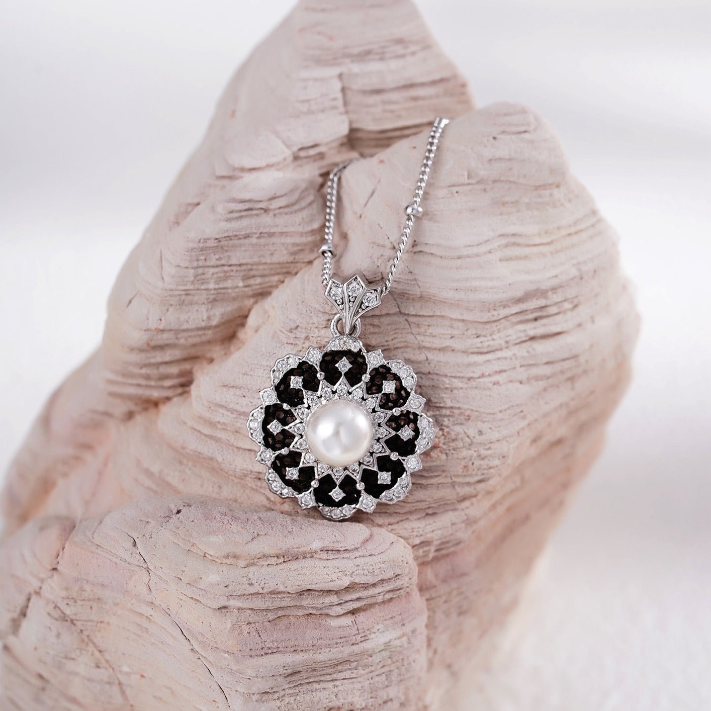 Nocturne Fleur Necklace - Pure Gems & Stones Store: Awakened Days