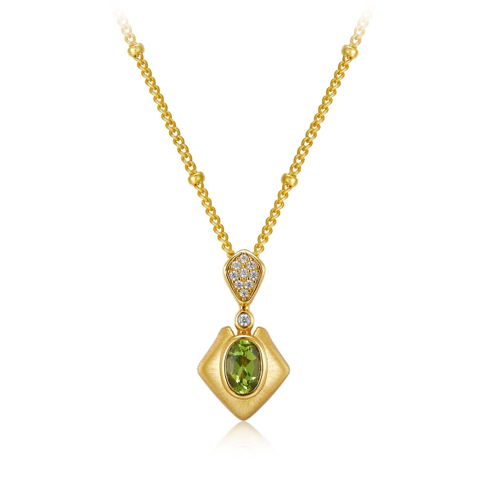 Olive Talisman Necklace - Pure Gems & Stones Store: Awakened Days