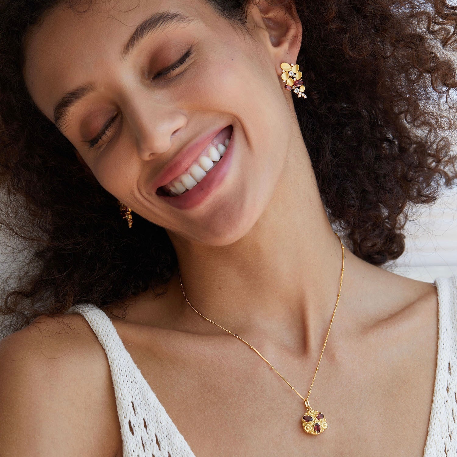 Opéra de Feu Cascade Earrings - Pure Gems & Stones Store: Awakened Days