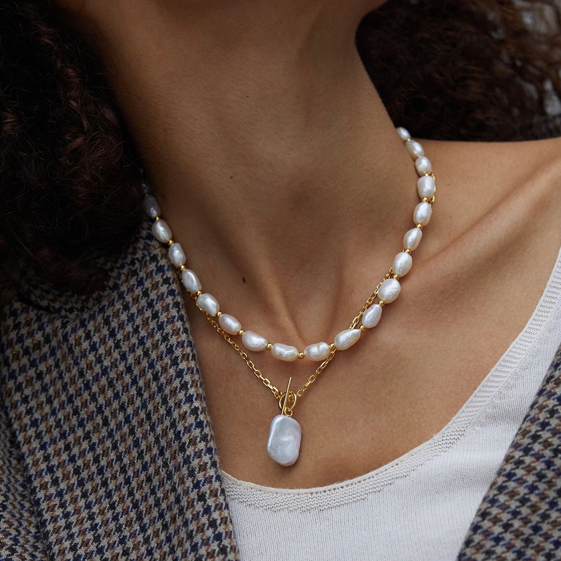 Perle Libre Necklace - Pure Gems & Stones Store: Awakened Days