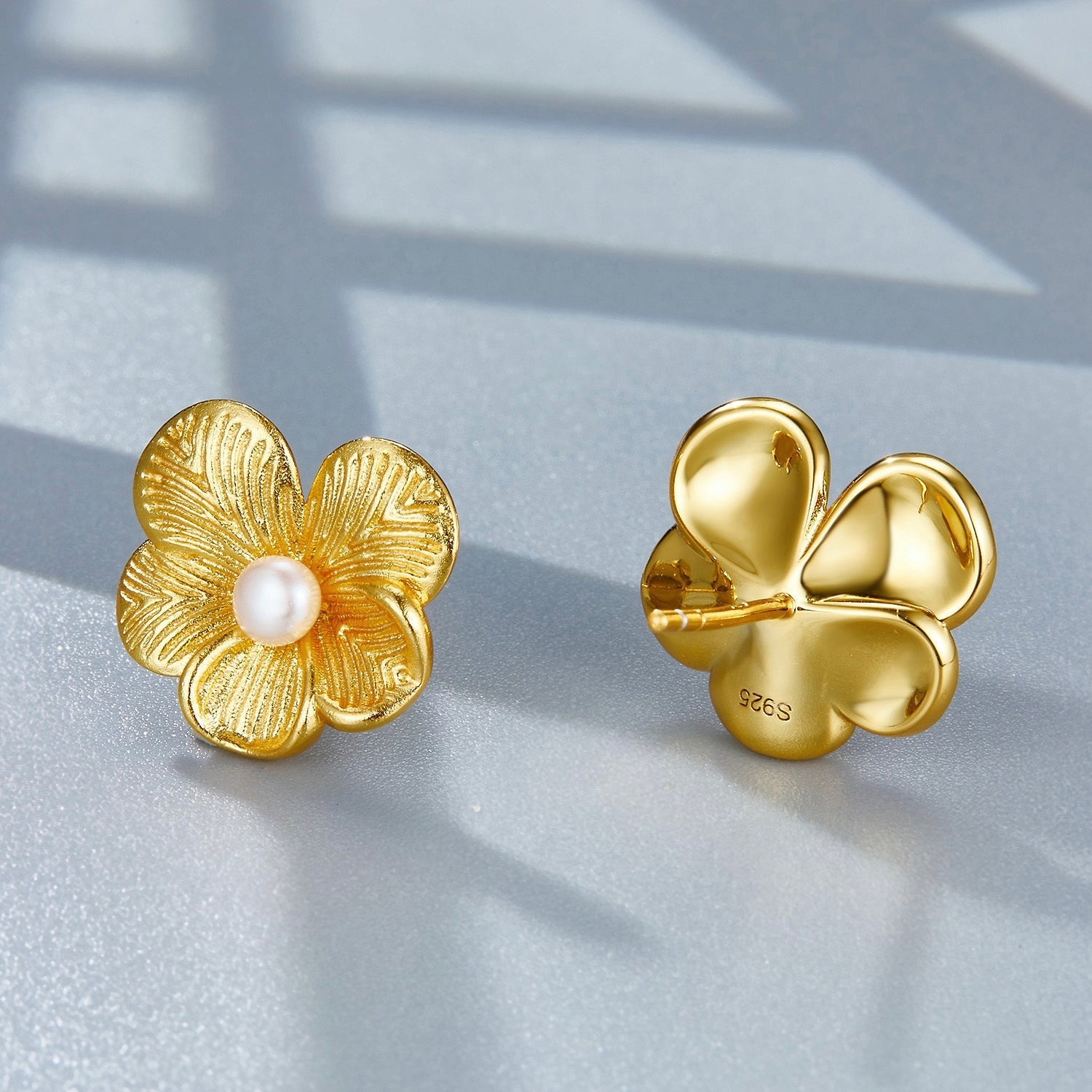 Petal Pearl Studs - Pure Gems & Stones Store: Awakened Days