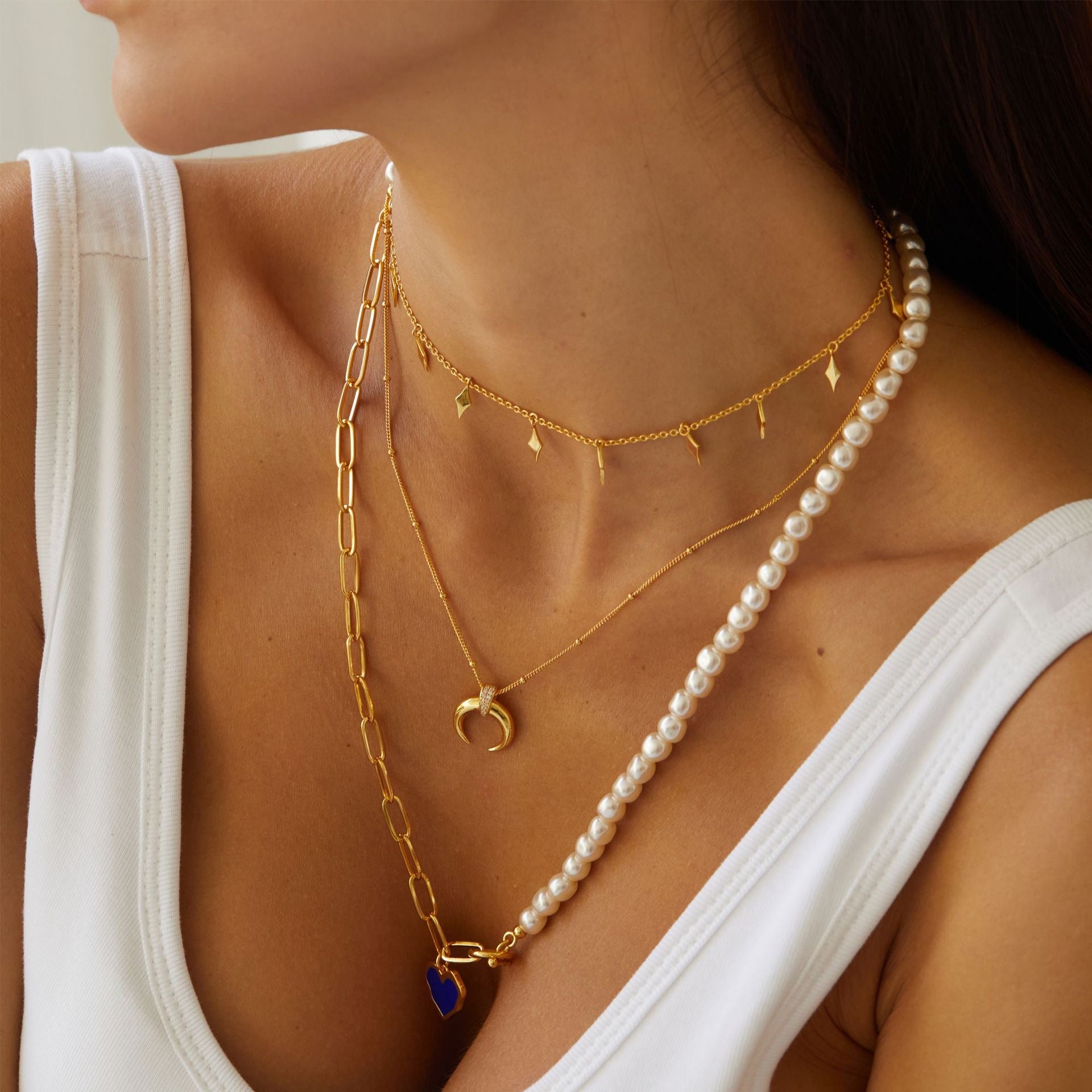 Radiant Horn Necklace - Pure Gems & Stones Store: Awakened Days
