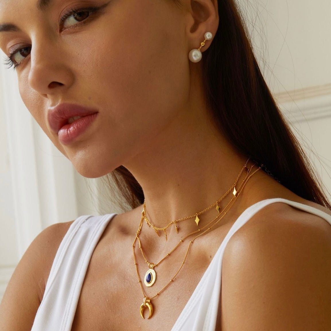 Radiant Horn Necklace - Pure Gems & Stones Store: Awakened Days