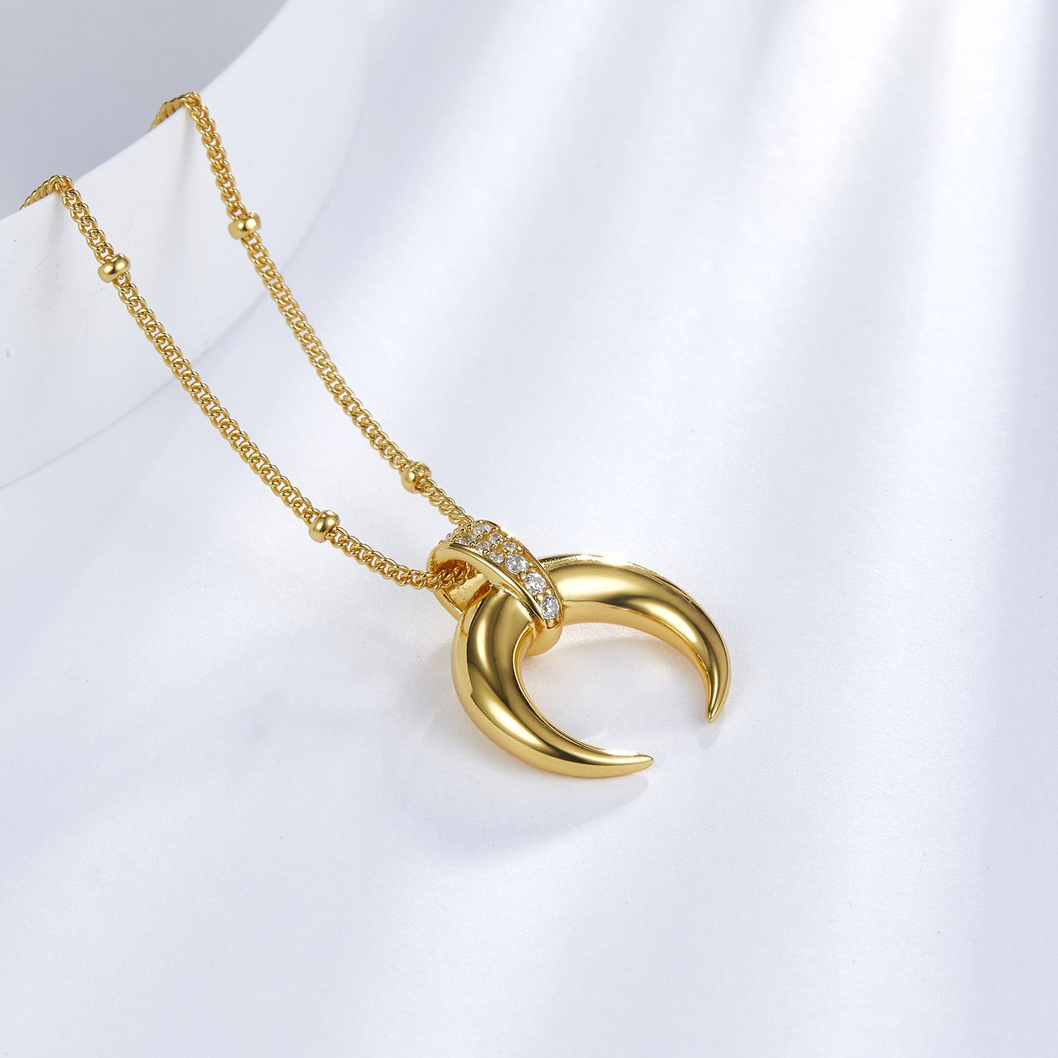 Radiant Horn Necklace - Pure Gems & Stones Store: Awakened Days