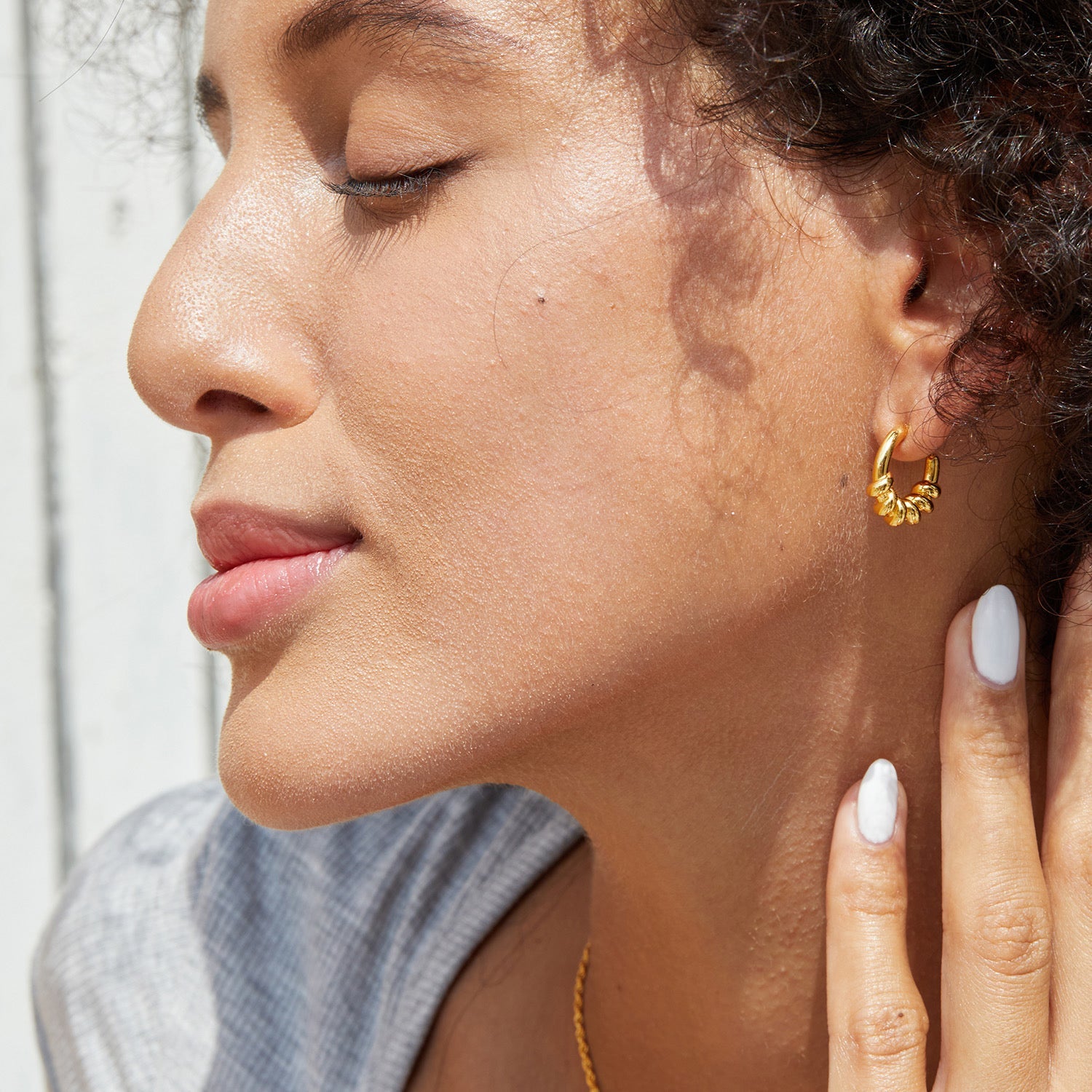 Roma Twist Hoops - Pure Gems & Stones Store: Awakened Days