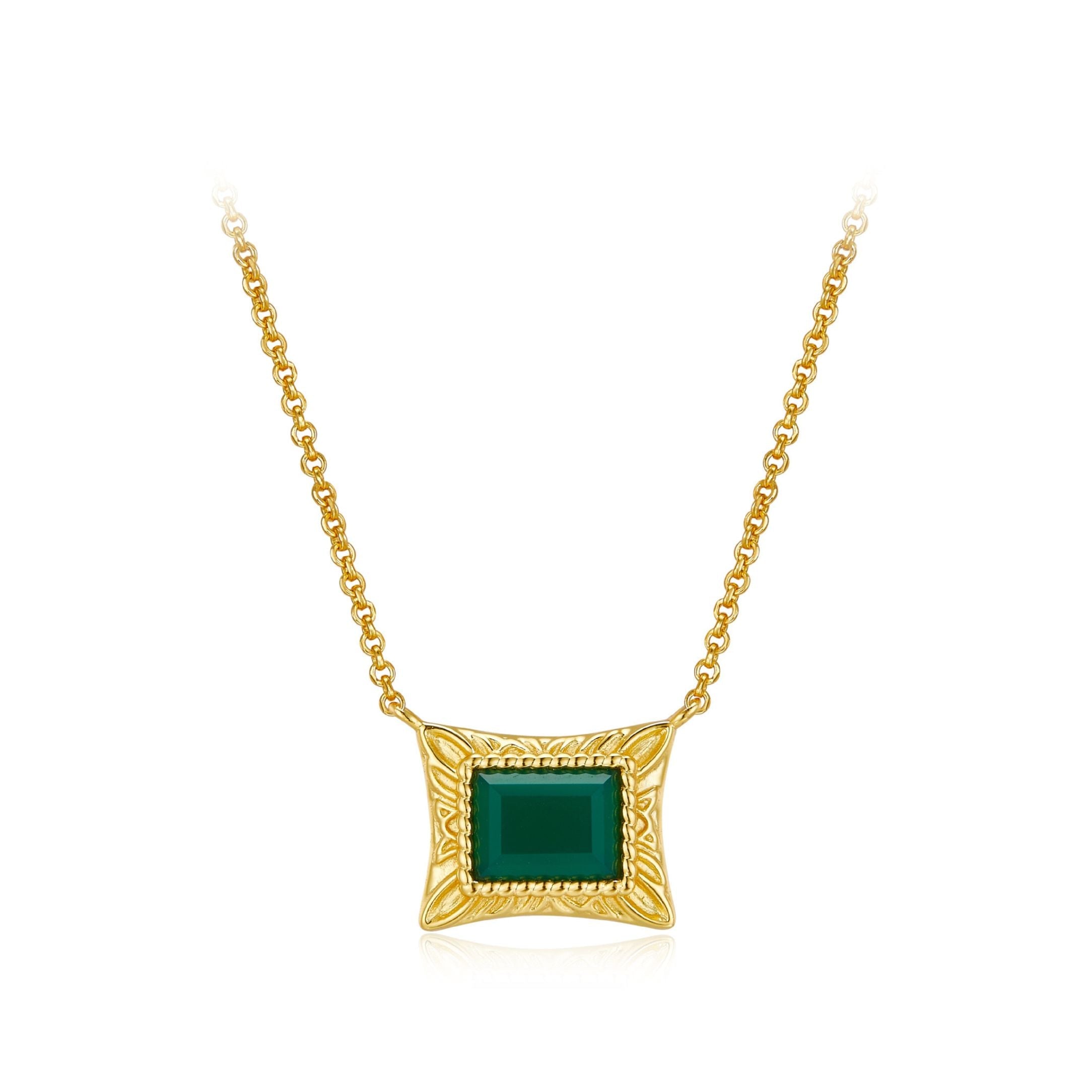 Sahara Green Necklace - Pure Gems & Stones Store: Awakened Days