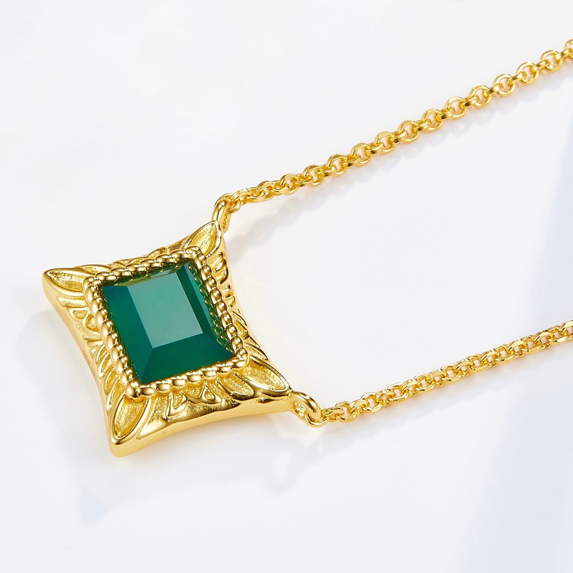 Sahara Green Necklace - Pure Gems & Stones Store: Awakened Days